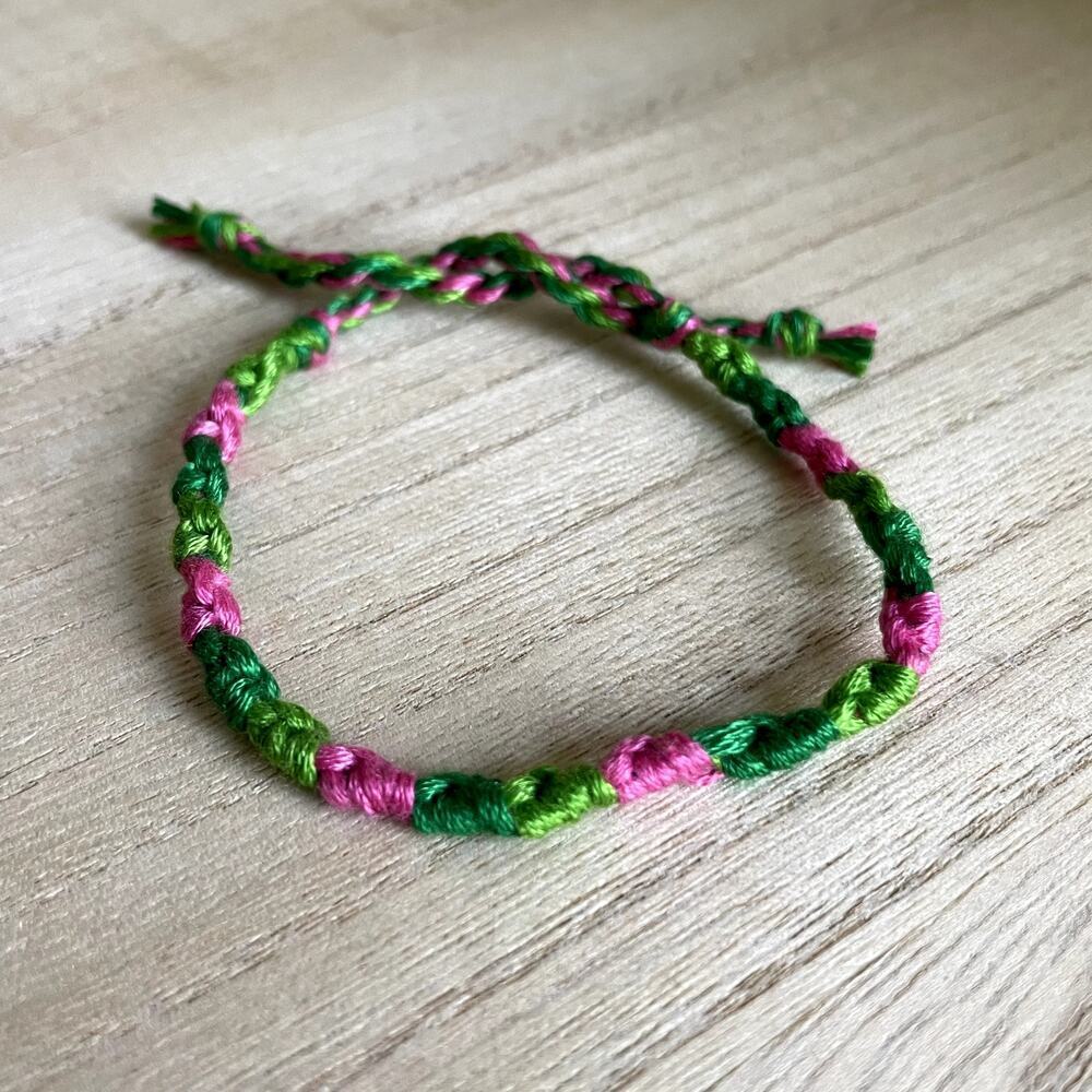 Narelle Bracelet anklet trendy comfortable tie embroidery thread woven gift